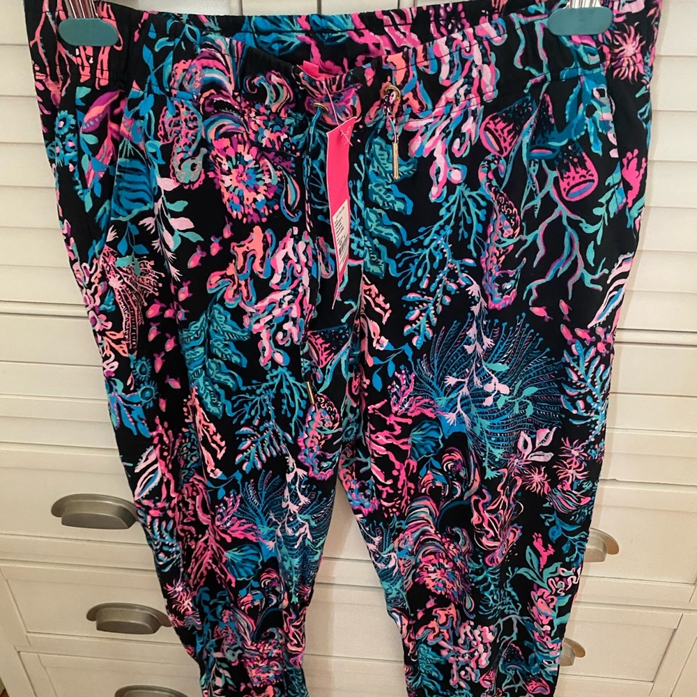 Lilly Pulitzer Multicolor Tropical Joggers
